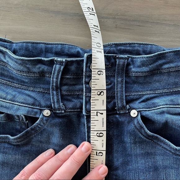 KANCAN Womens Skinny Stratton 3 Button High Rise denim Jean size: 24 - Picture 12 of 13